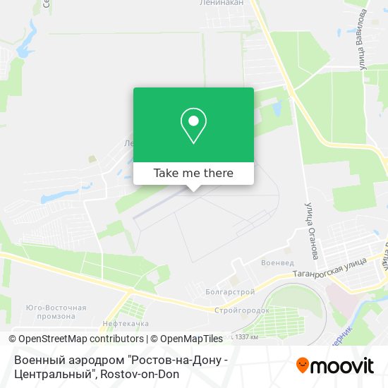 Военный аэродром "Ростов-на-Дону - Центральный" map
