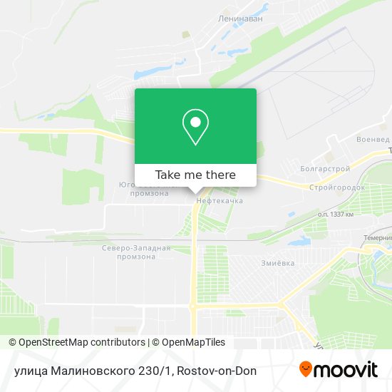улица Малиновского 230/1 map