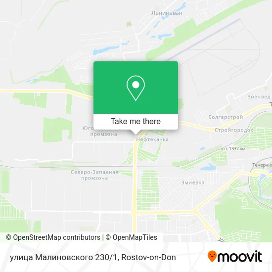 улица Малиновского 230/1 map