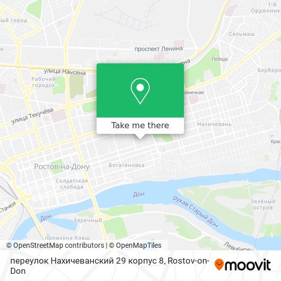 переулок Нахичеванский 29 корпус 8 map
