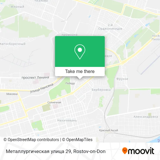 Металлургическая улица 29 map