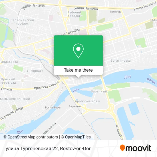 улица Тургеневская 22 map