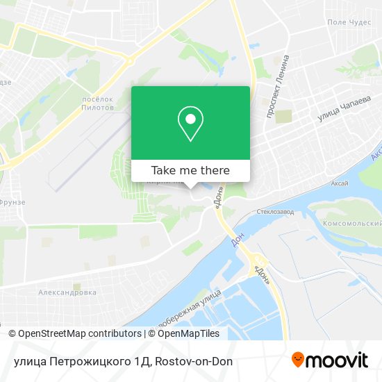 улица Петрожицкого 1Д map