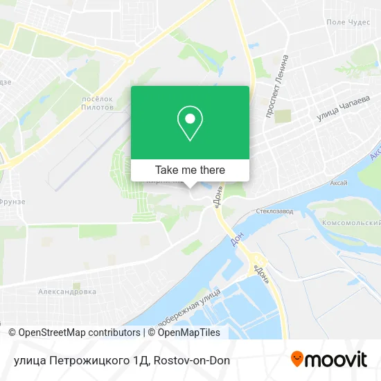 улица Петрожицкого 1Д map