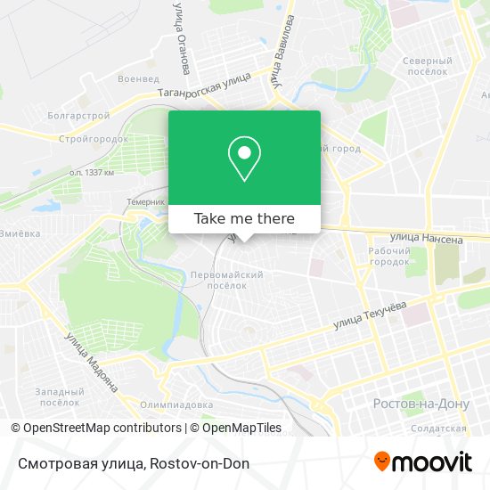Смотровая улица map