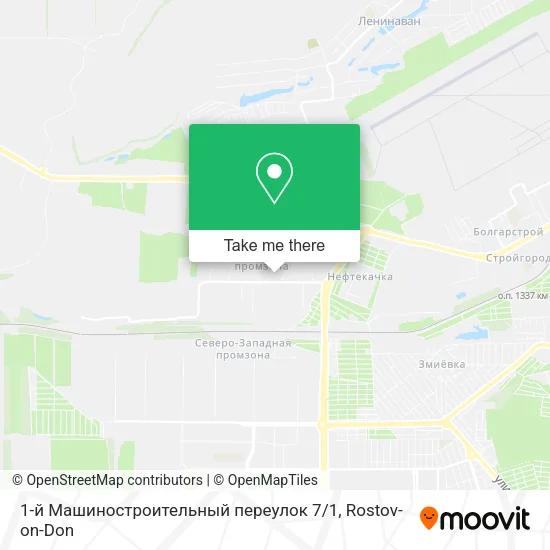 1-й Машиностроительный переулок 7 / 1 map