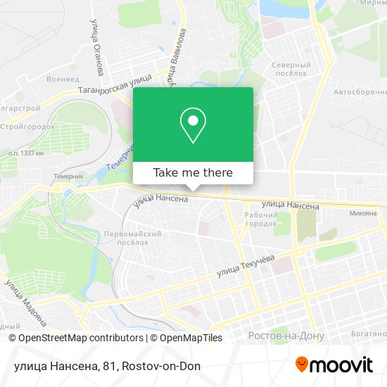 улица Нансена, 81 map