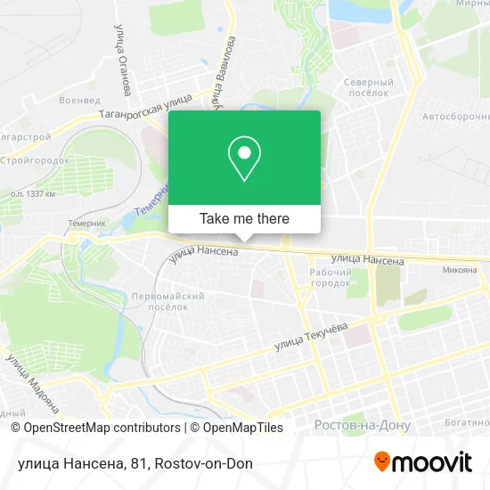 улица Нансена, 81 map