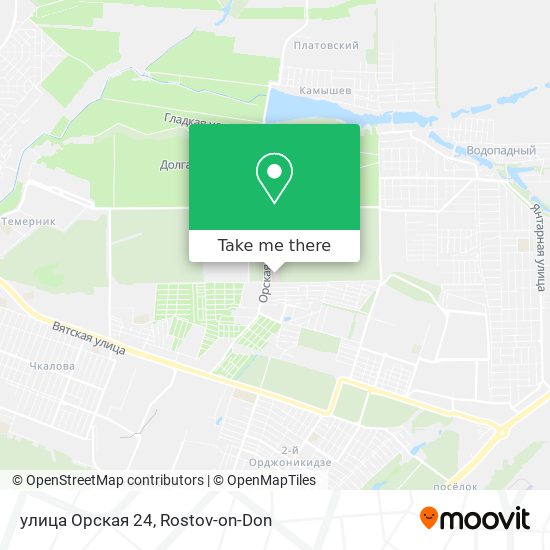 улица Орская 24 map