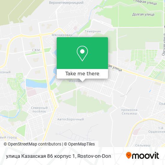 улица Казахская 86 корпус 1 map