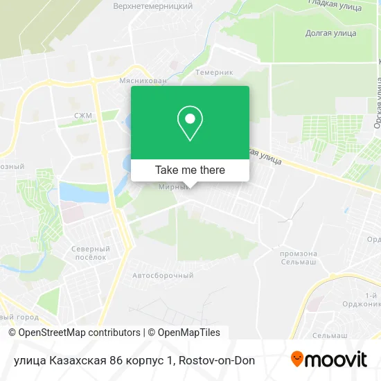 улица Казахская 86 корпус 1 map