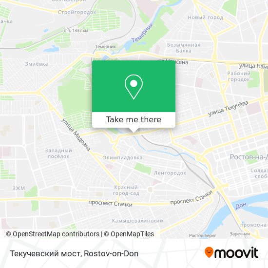 Текучевский мост map