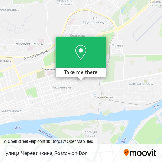 улица Черевичкина map
