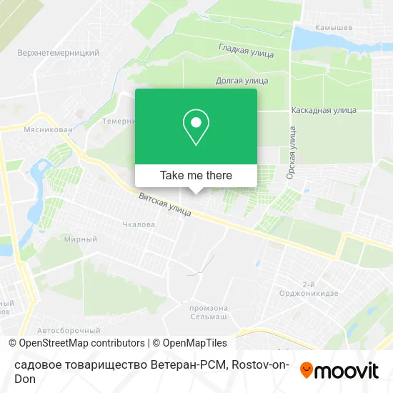 садовое товарищество Ветеран-РСМ map