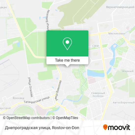Днепроградская улица map