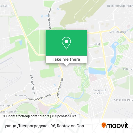 улица Днепроградская 9б map