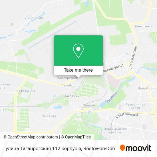 улица Таганрогская 112 корпус 6 map