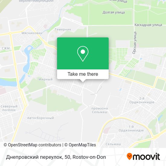 Днепровский переулок, 50 map