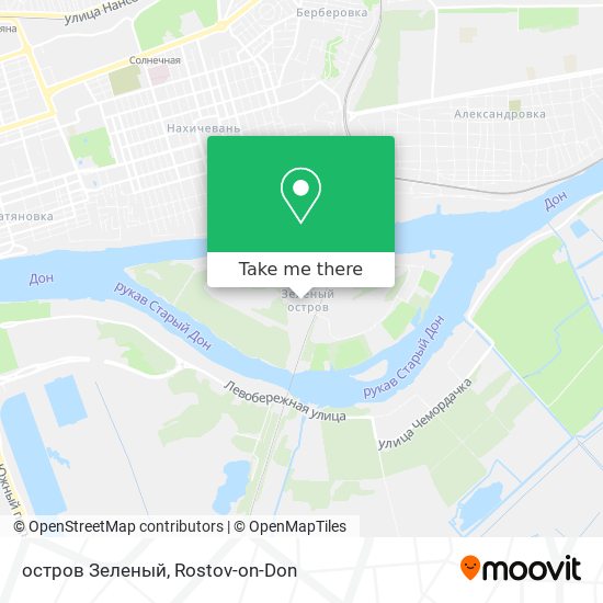 остров Зеленый map