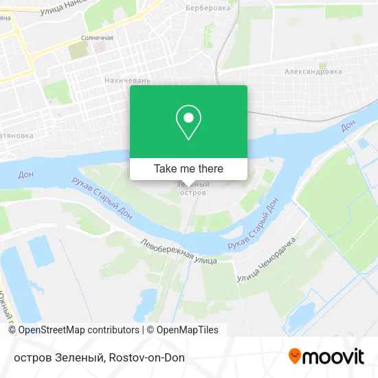 остров Зеленый map