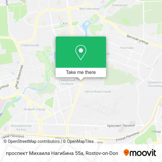 проспект Михаила Нагибина 55а map