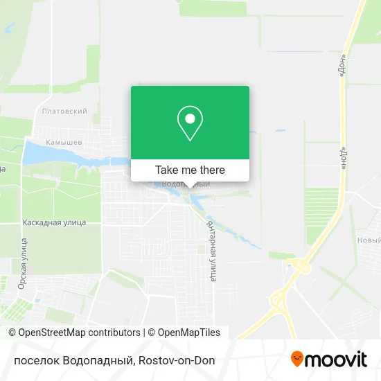 поселок Водопадный map
