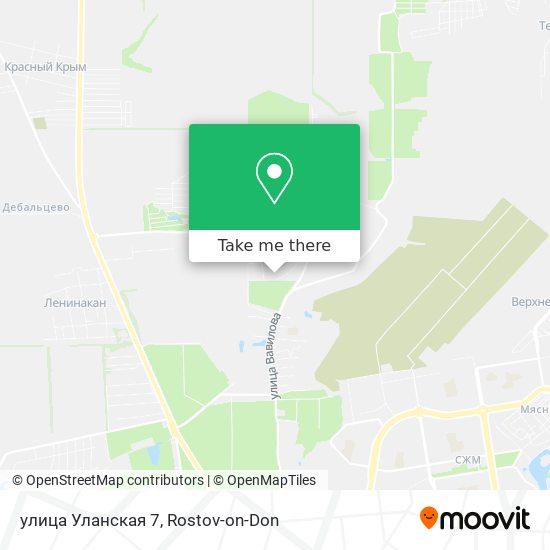 улица Уланская 7 map
