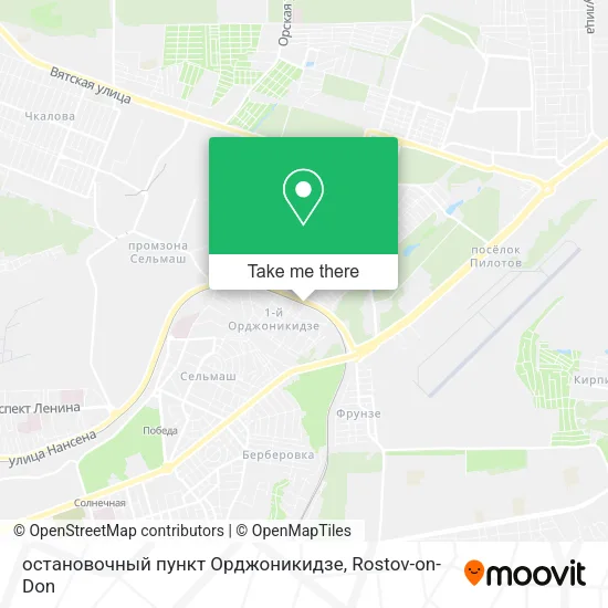 остановочный пункт Орджоникидзе map