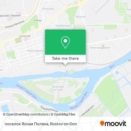 поселок Ясная Поляна map