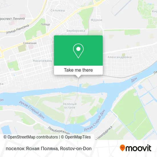 поселок Ясная Поляна map