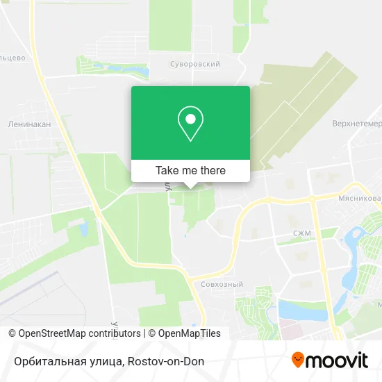 Орбитальная улица map