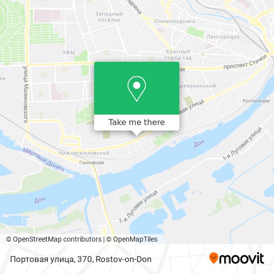 Портовая улица, 370 map
