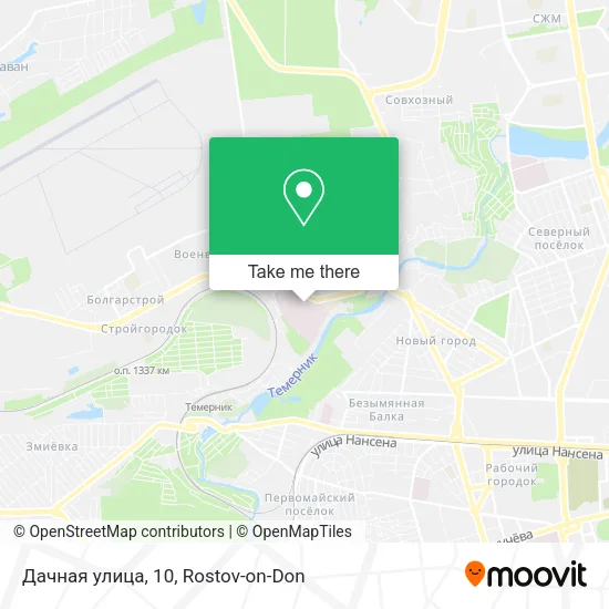 Дачная улица, 10 map