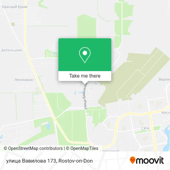 улица Вавилова 173 map