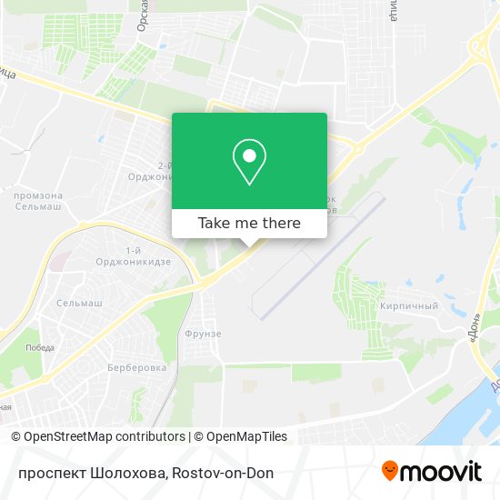 проспект Шолохова map