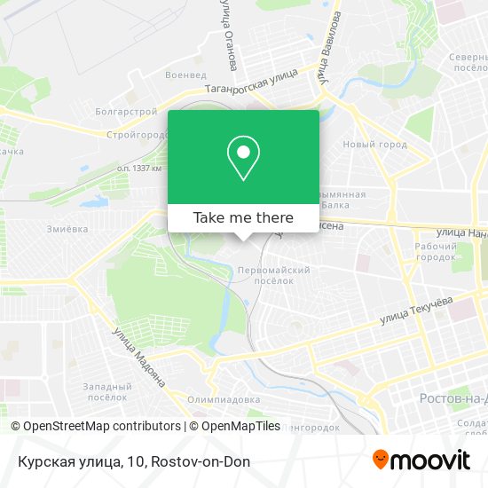 Курская улица, 10 map