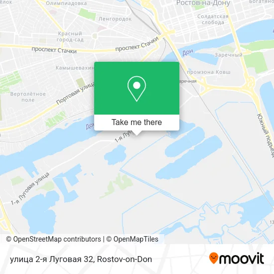 улица 2-я Луговая 32 map