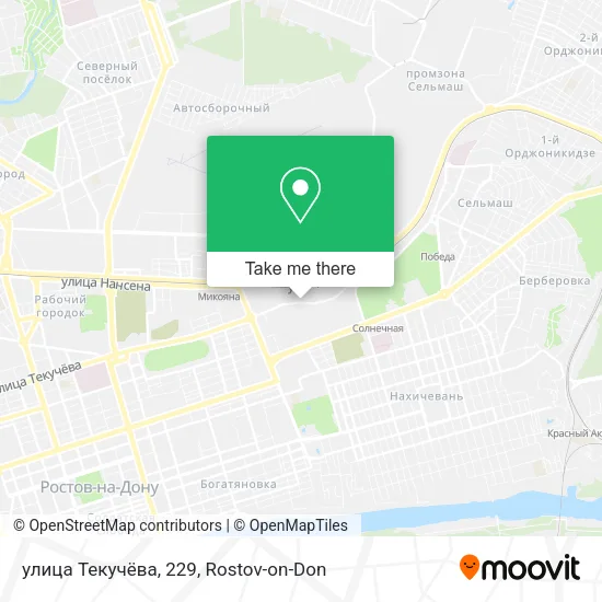 улица Текучёва, 229 map