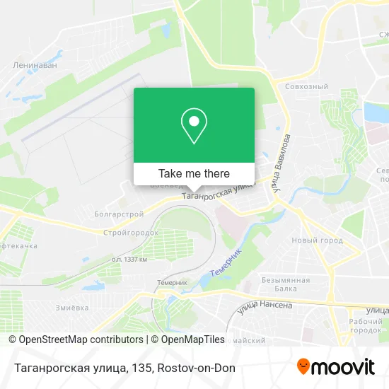 Таганрогская улица, 135 map