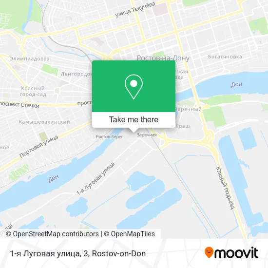 1-я Луговая улица, 3 map