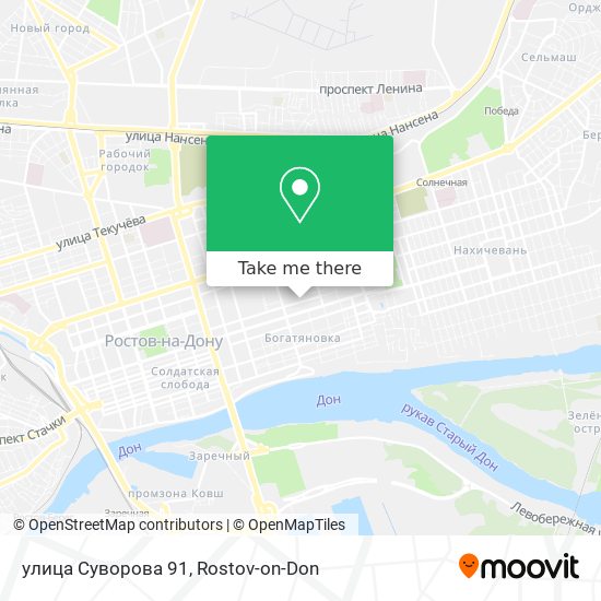 улица Суворова 91 map