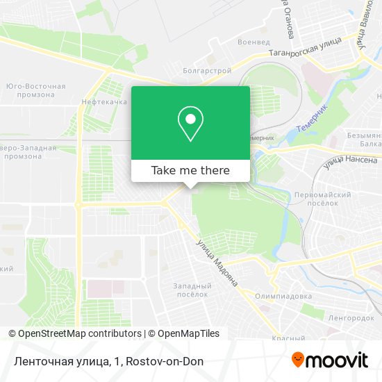 Ленточная улица, 1 map