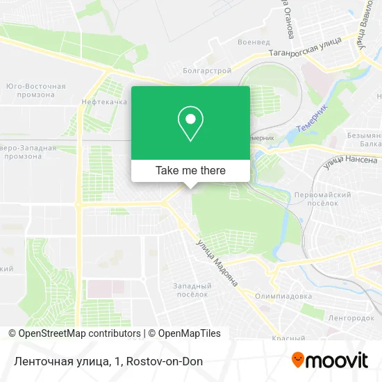 Ленточная улица, 1 map
