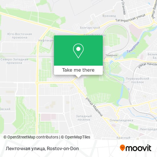 Ленточная улица map