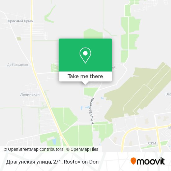 Драгунская улица, 2/1 map