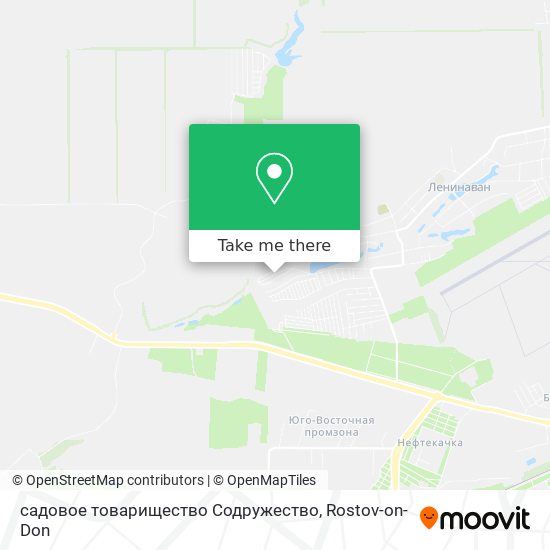 садовое товарищество Содружество map