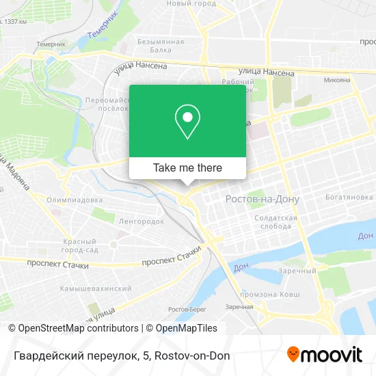 Гвардейский переулок, 5 map