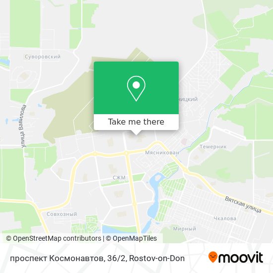 проспект Космонавтов, 36/2 map