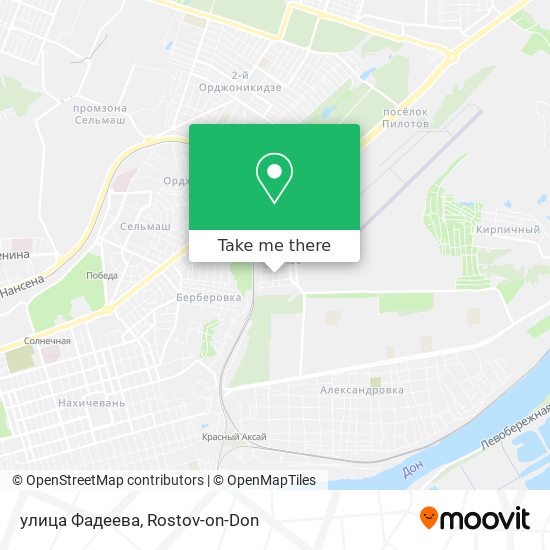 улица Фадеева map