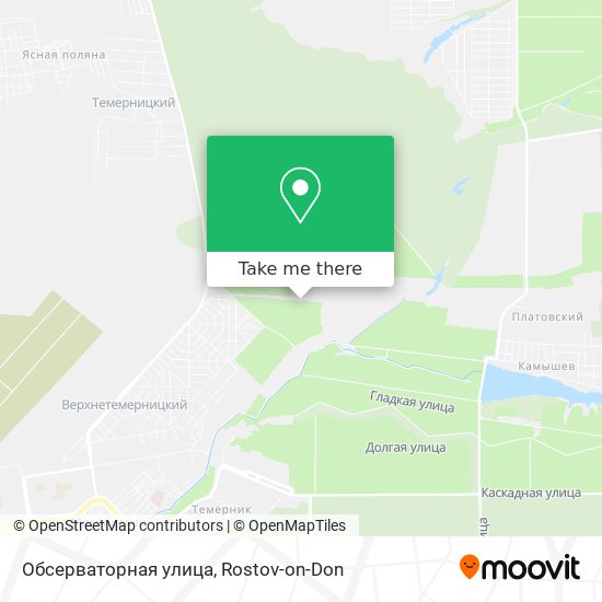 Обсерваторная улица map